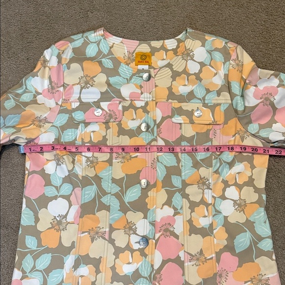 Ruby Rd. Coral Surf Jacket - Picture 8 of 9